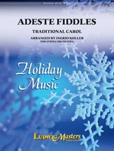 Adeste Fiddles Orchestra sheet music cover